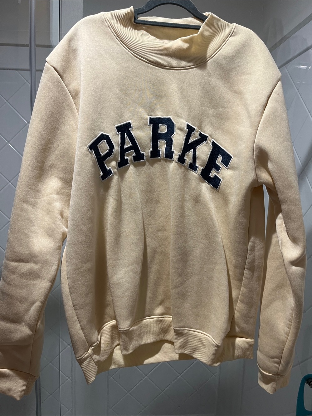 PARKE Mock Neck with Navy Knock Off
